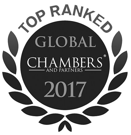 Top ranked Global Chambers And Partners 2017